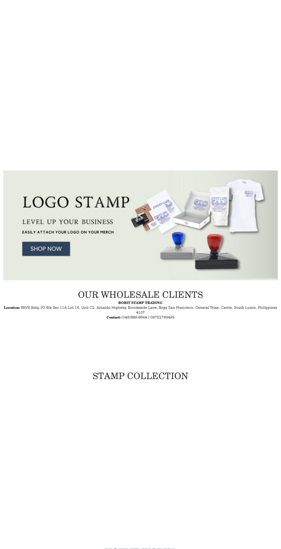 stampmnl.com shopify website screenshot