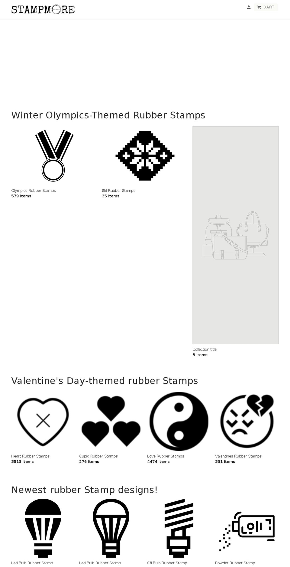 stampmore.com — Shopify storefront screenshot
