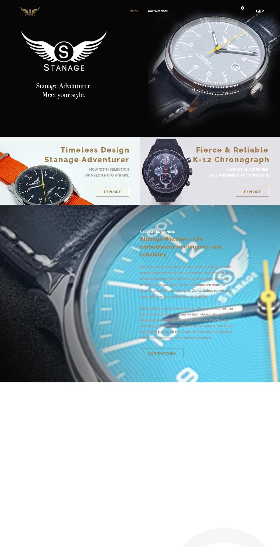 install Shopify theme site example stanagewatches.com