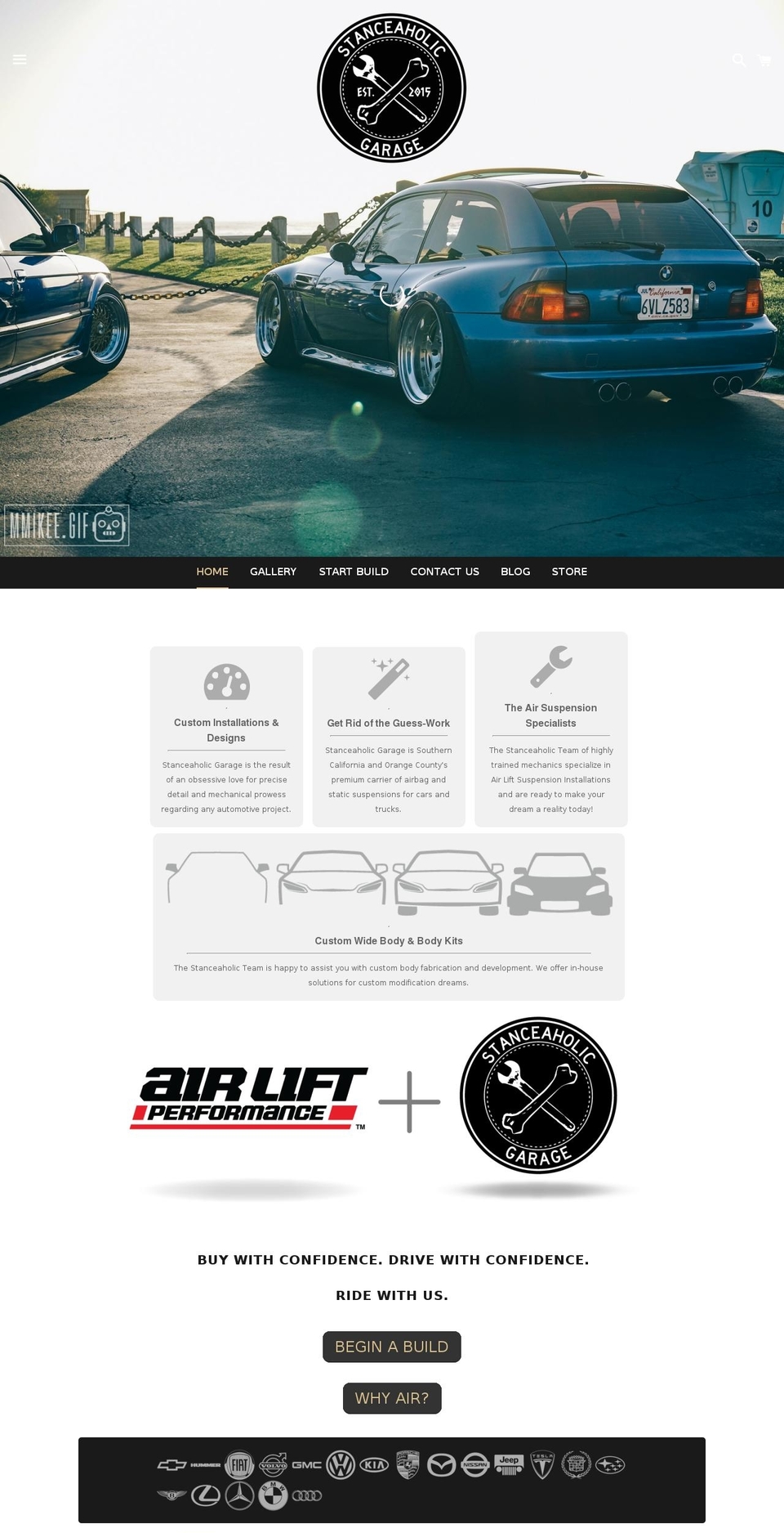 stanceaholic.com shopify website screenshot