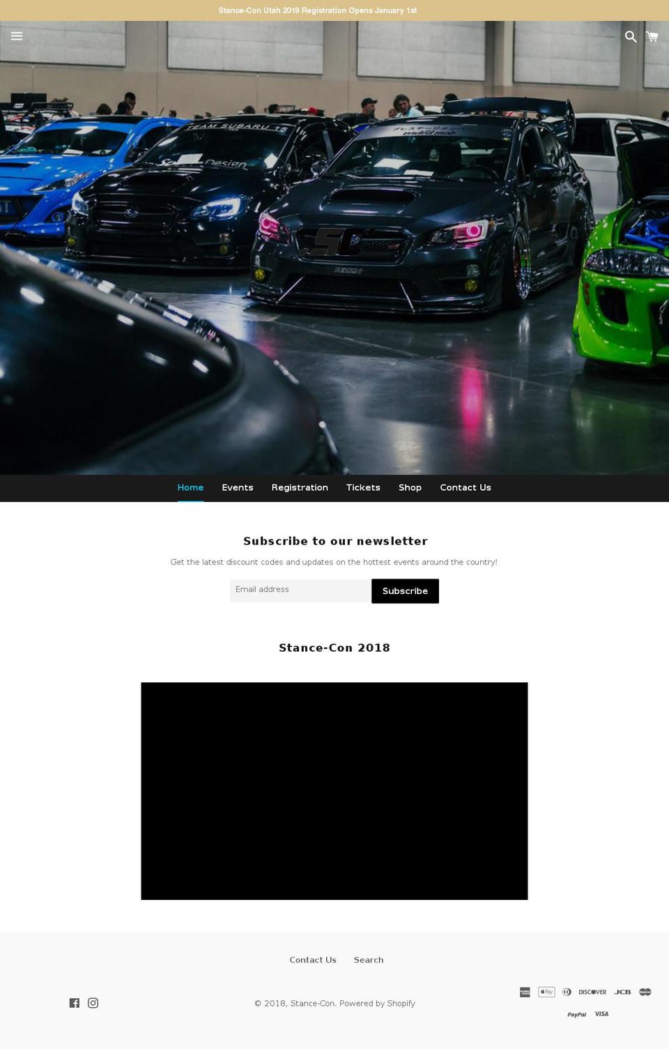 stancecon.com — Shopify storefront screenshot