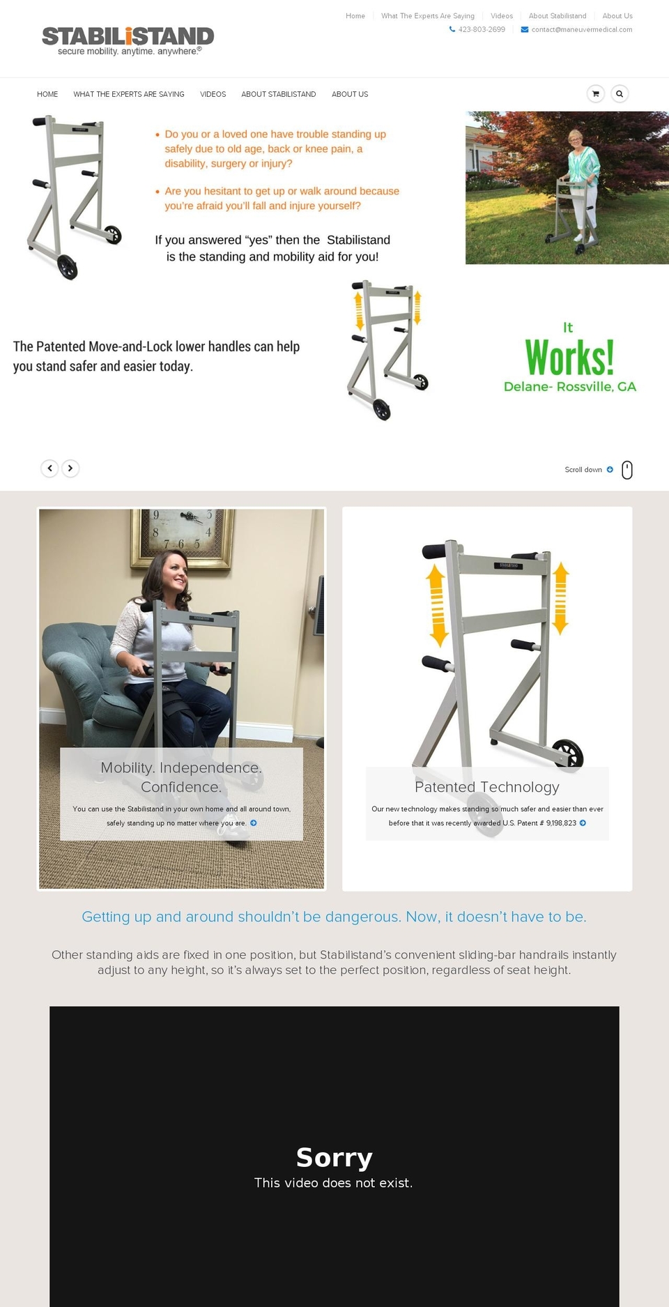 stand-assist.com shopify website screenshot