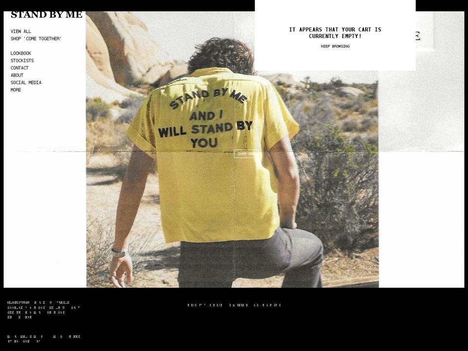 stand-by-me.com shopify website screenshot