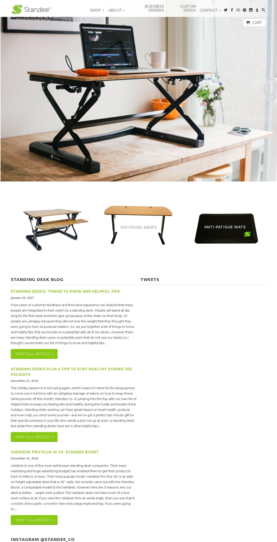standeeco.com shopify website screenshot