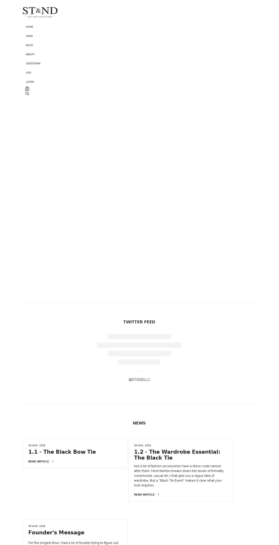 standllc.com — Shopify storefront screenshot