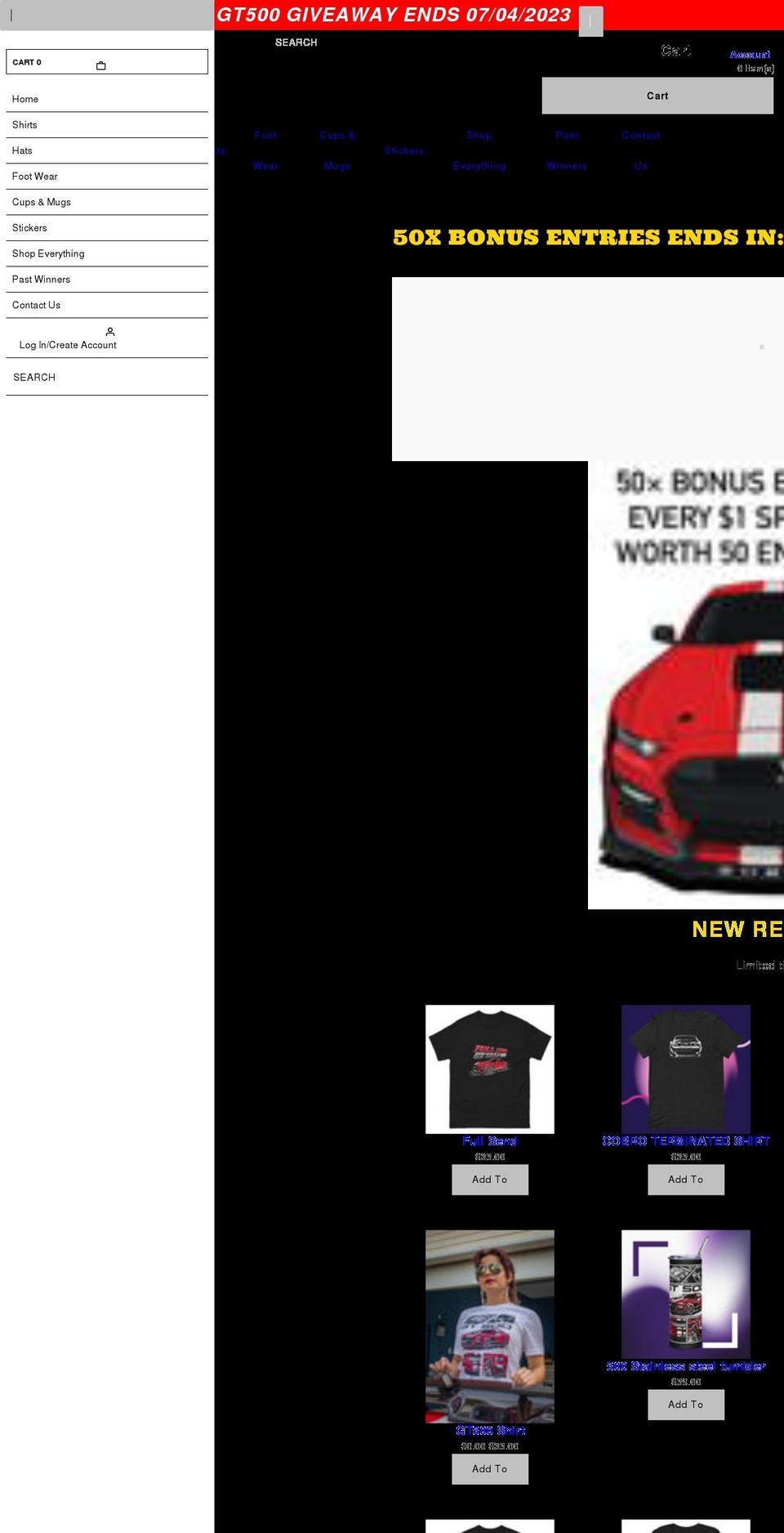 stangmode.com shopify website screenshot