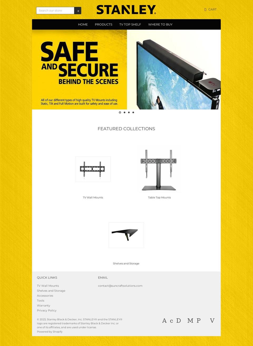 stanley-av-accessories.myshopify.com shopify website screenshot