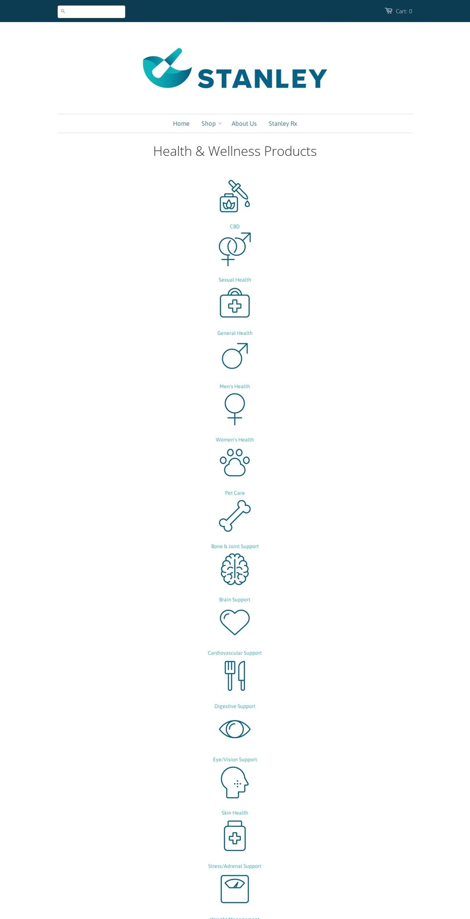 stanleycbd.com shopify website screenshot