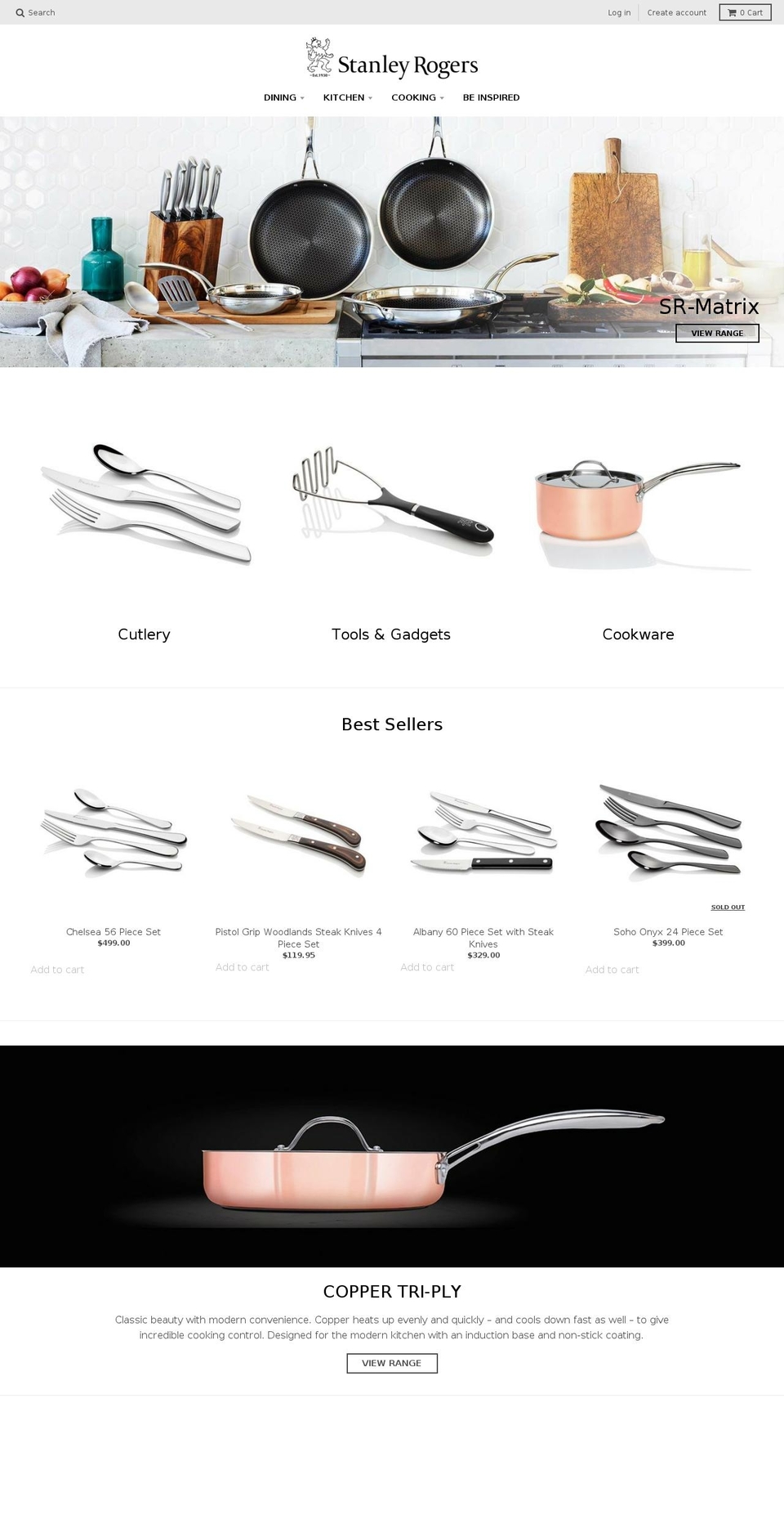 stanleyrogers.com — Shopify storefront screenshot