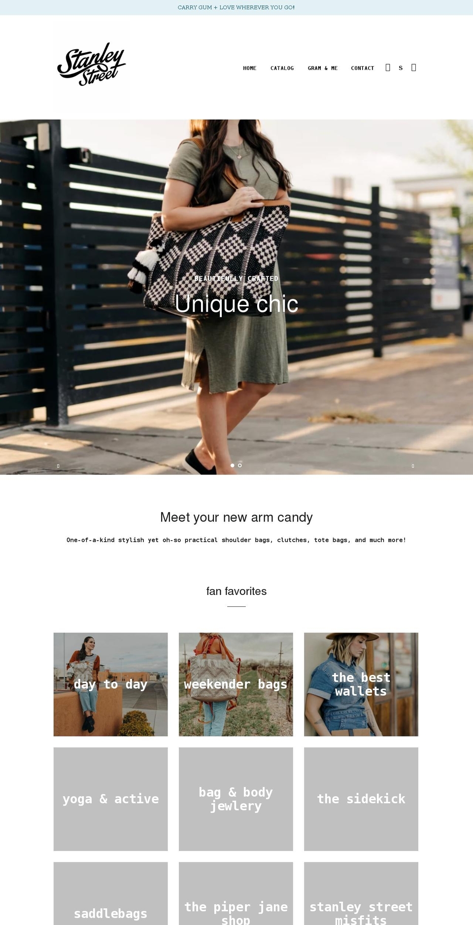stanleystreetshop.com shopify website screenshot