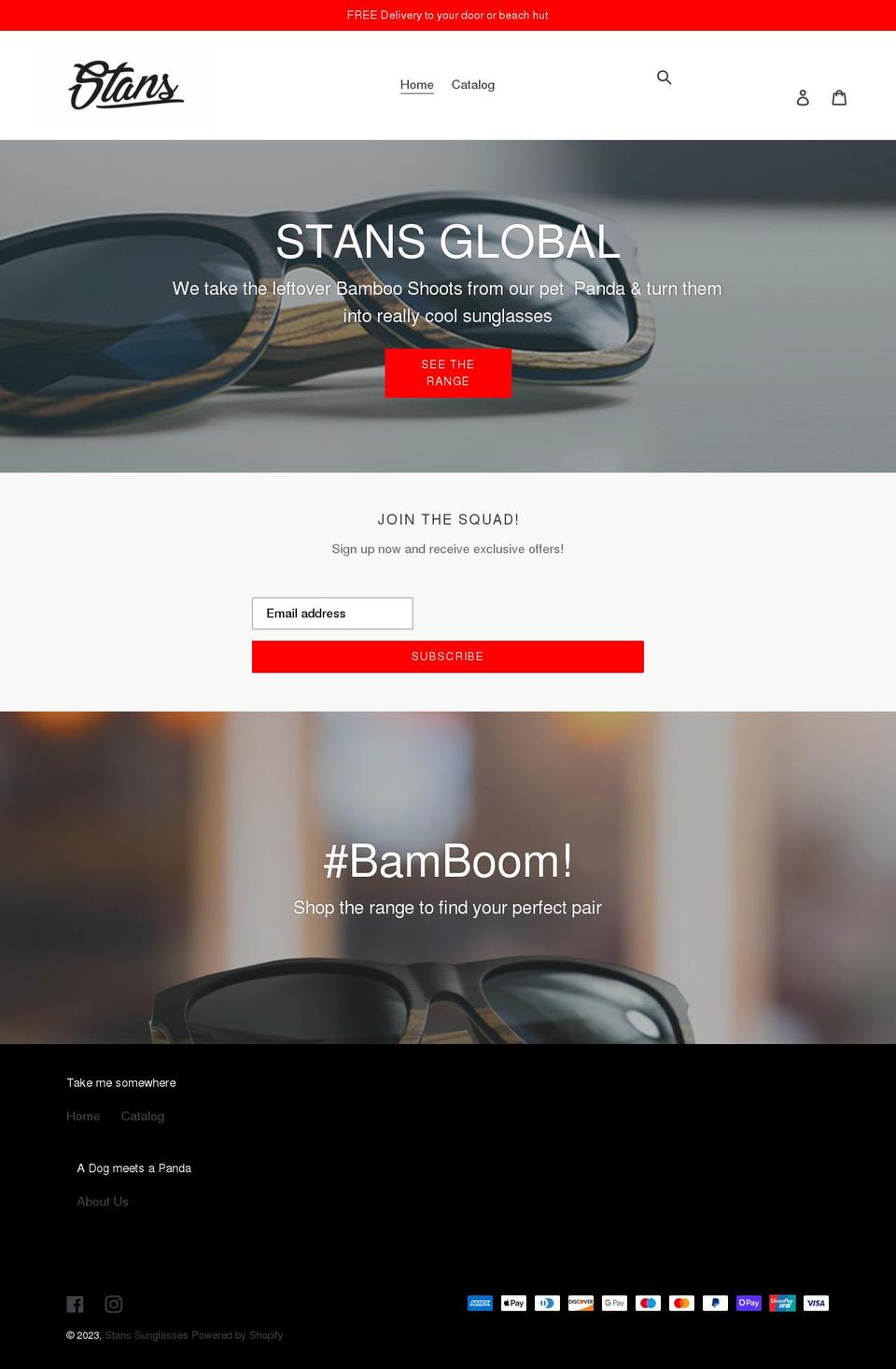 stansglobal.com shopify website screenshot
