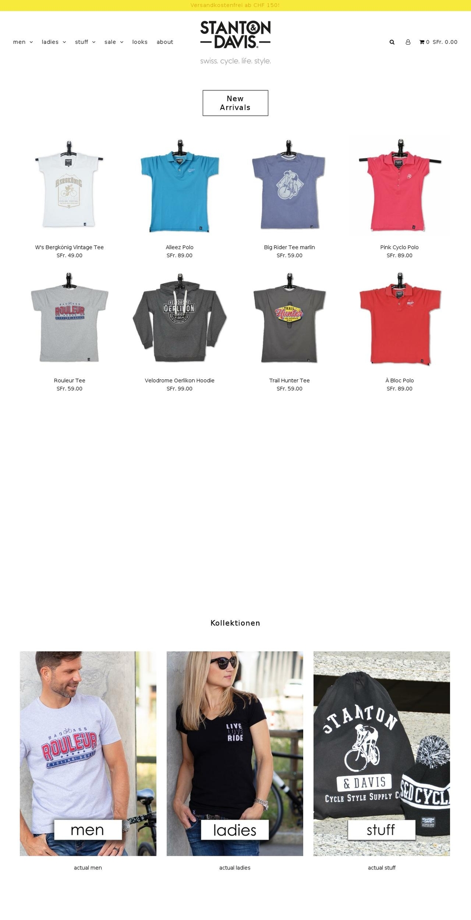 stanton-davis.com shopify website screenshot