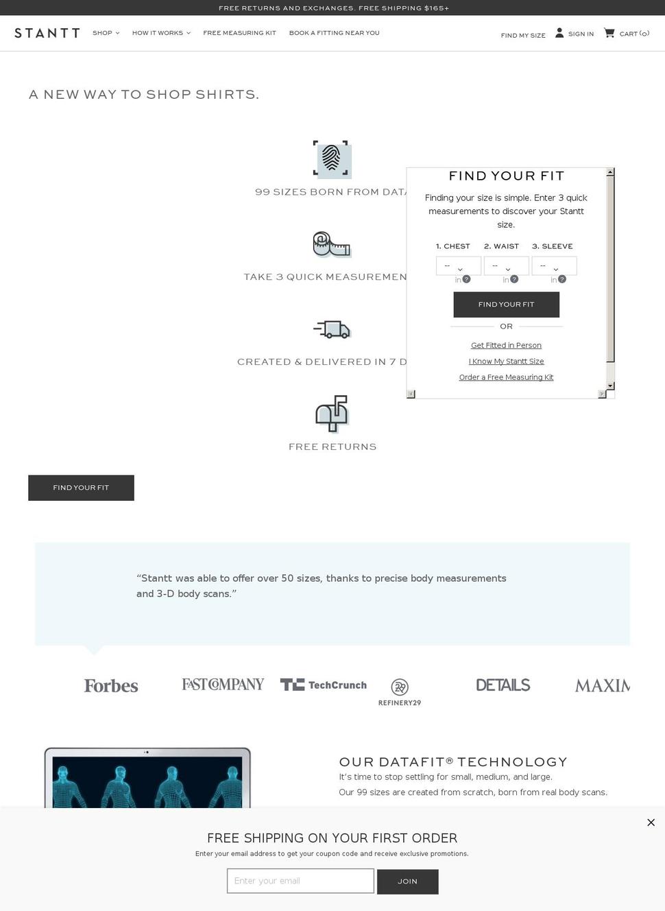 Production | BVA Shopify theme site example stantt.net