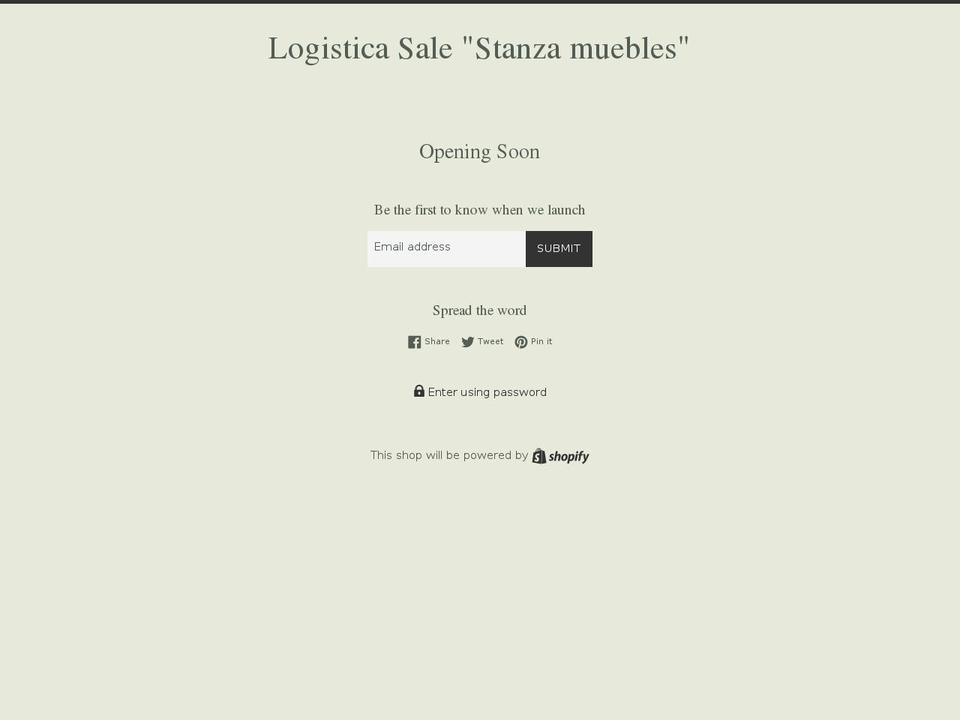 stanzamueble.com — Shopify storefront screenshot
