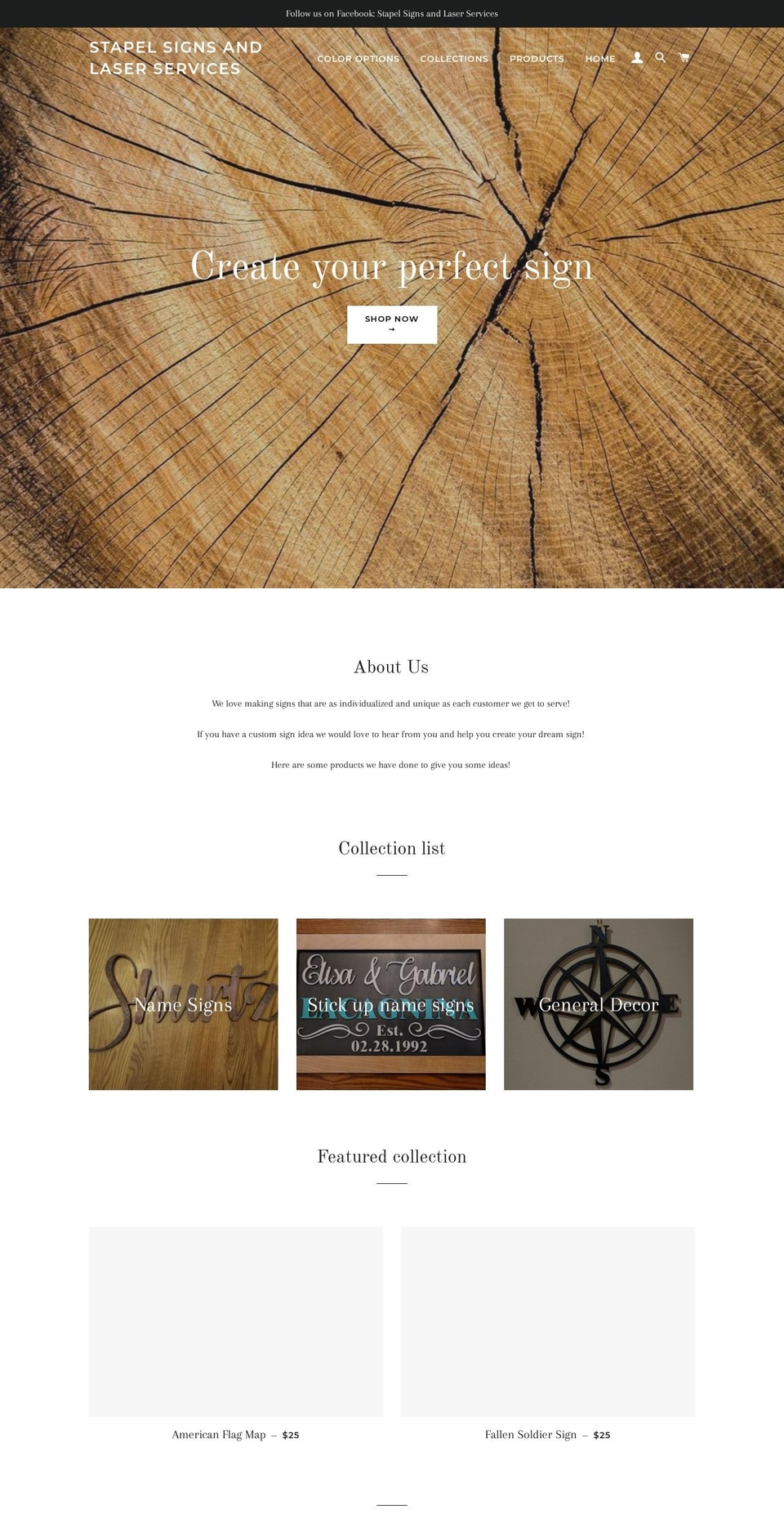 stapelsign.com shopify website screenshot