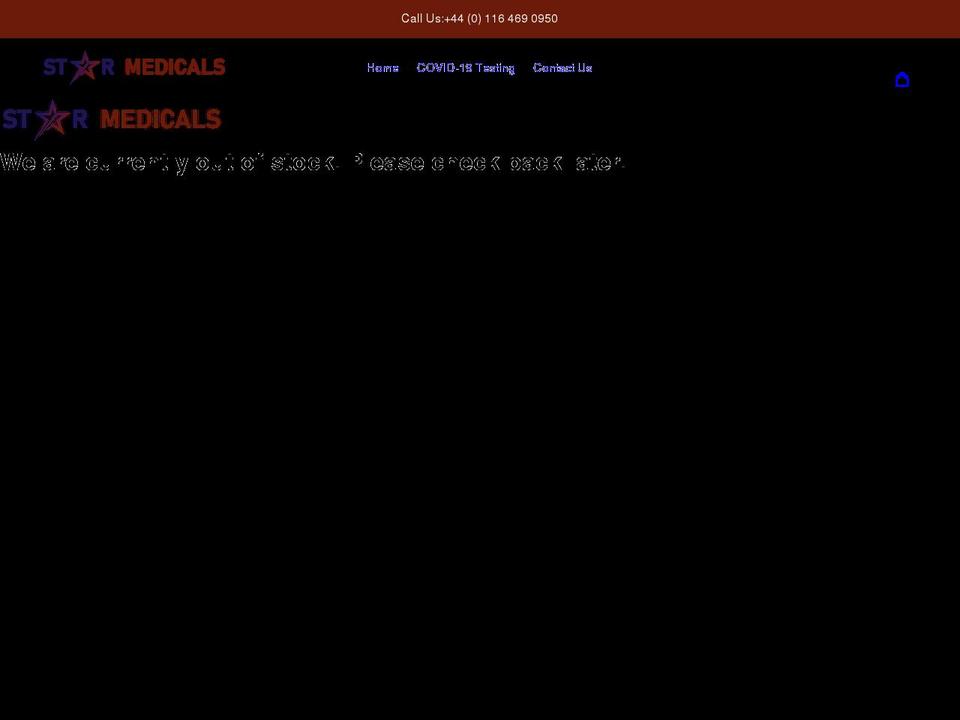star-medicals.co.uk shopify website screenshot
