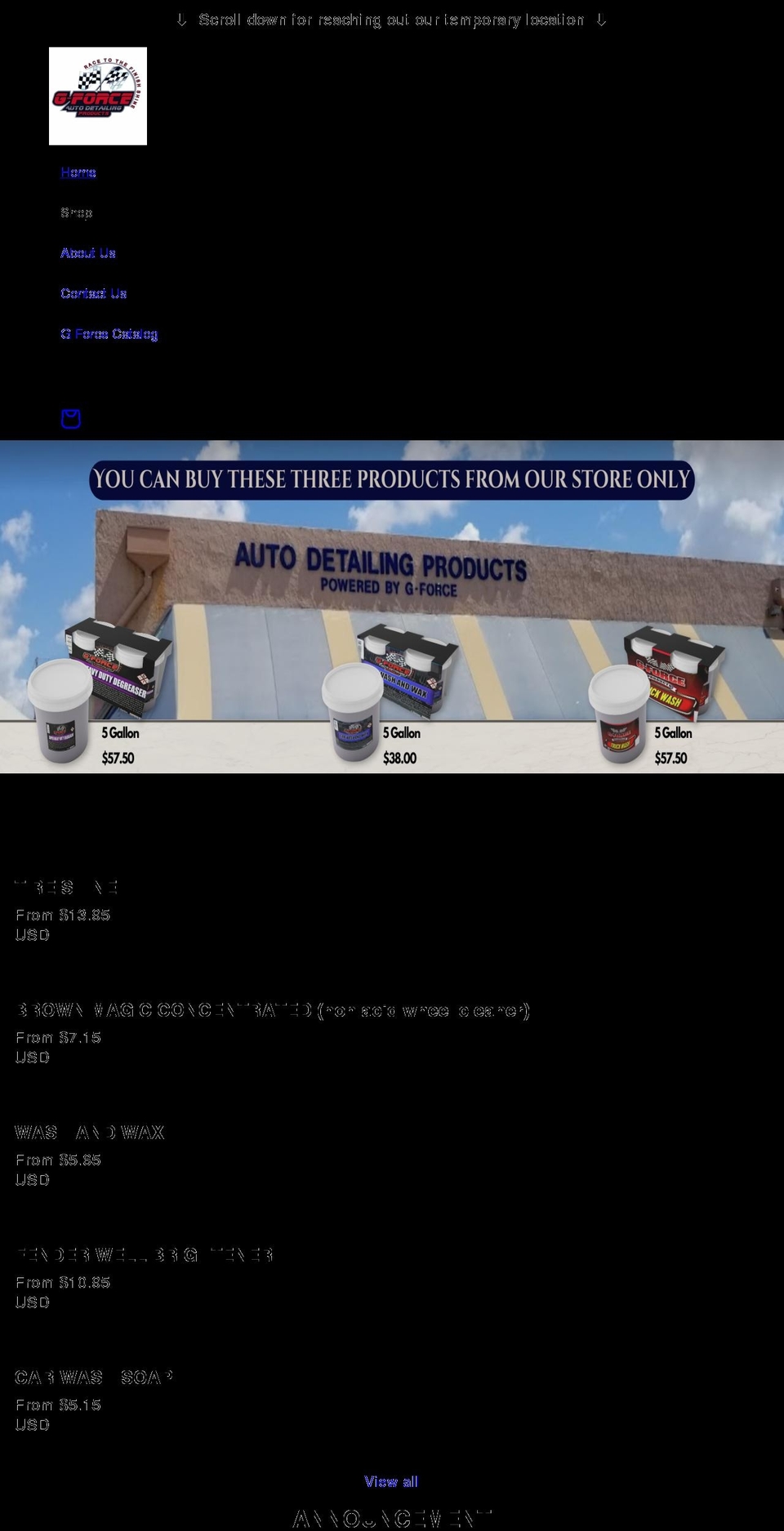 starautodetailing.com shopify website screenshot
