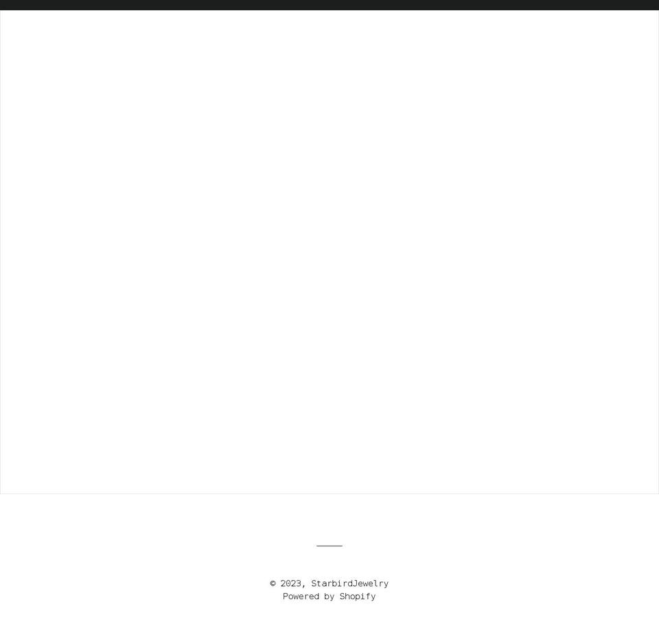 starbirdjewelry.com shopify website screenshot