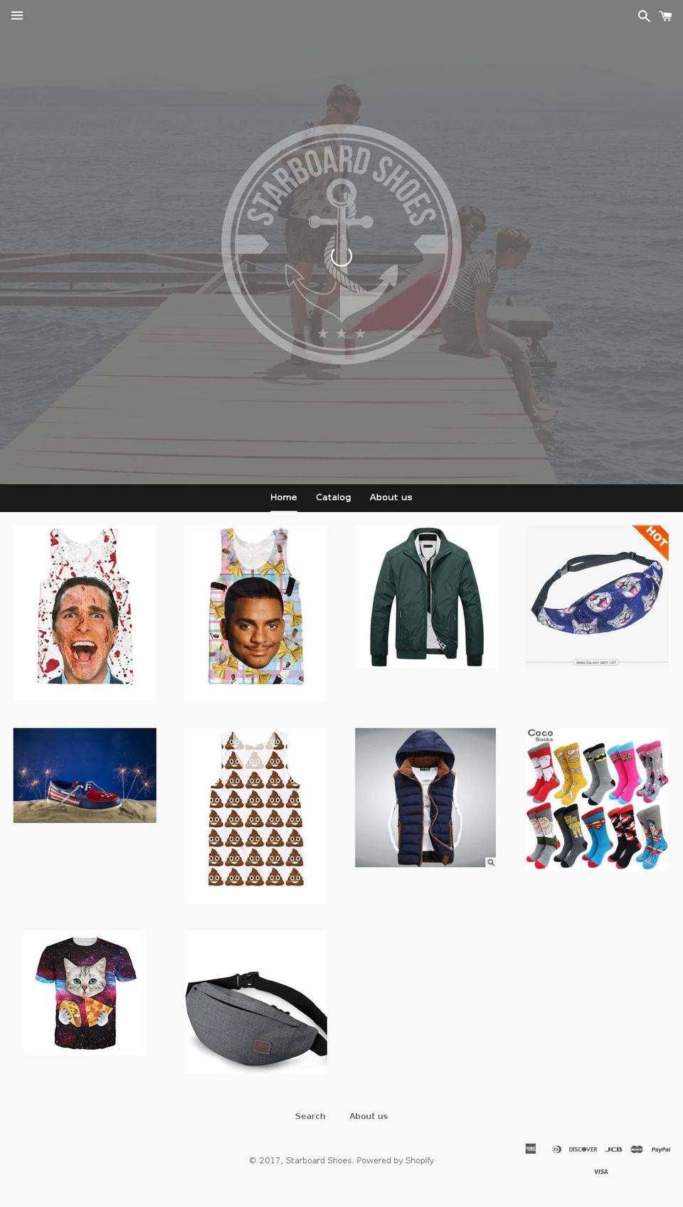starboardshoes.com shopify website screenshot