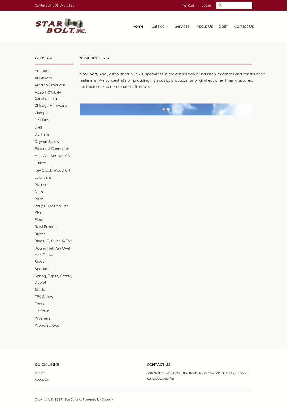 starboltco.com shopify website screenshot