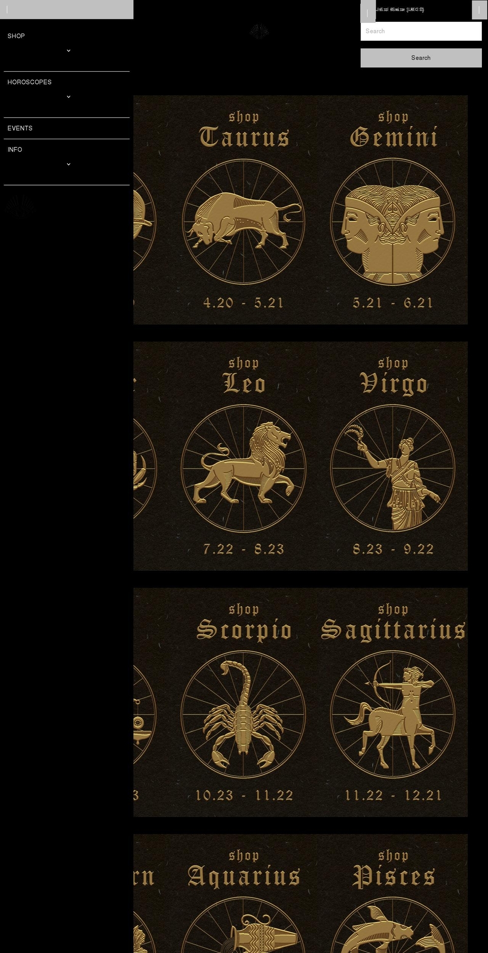 starbornpatterns.com shopify website screenshot
