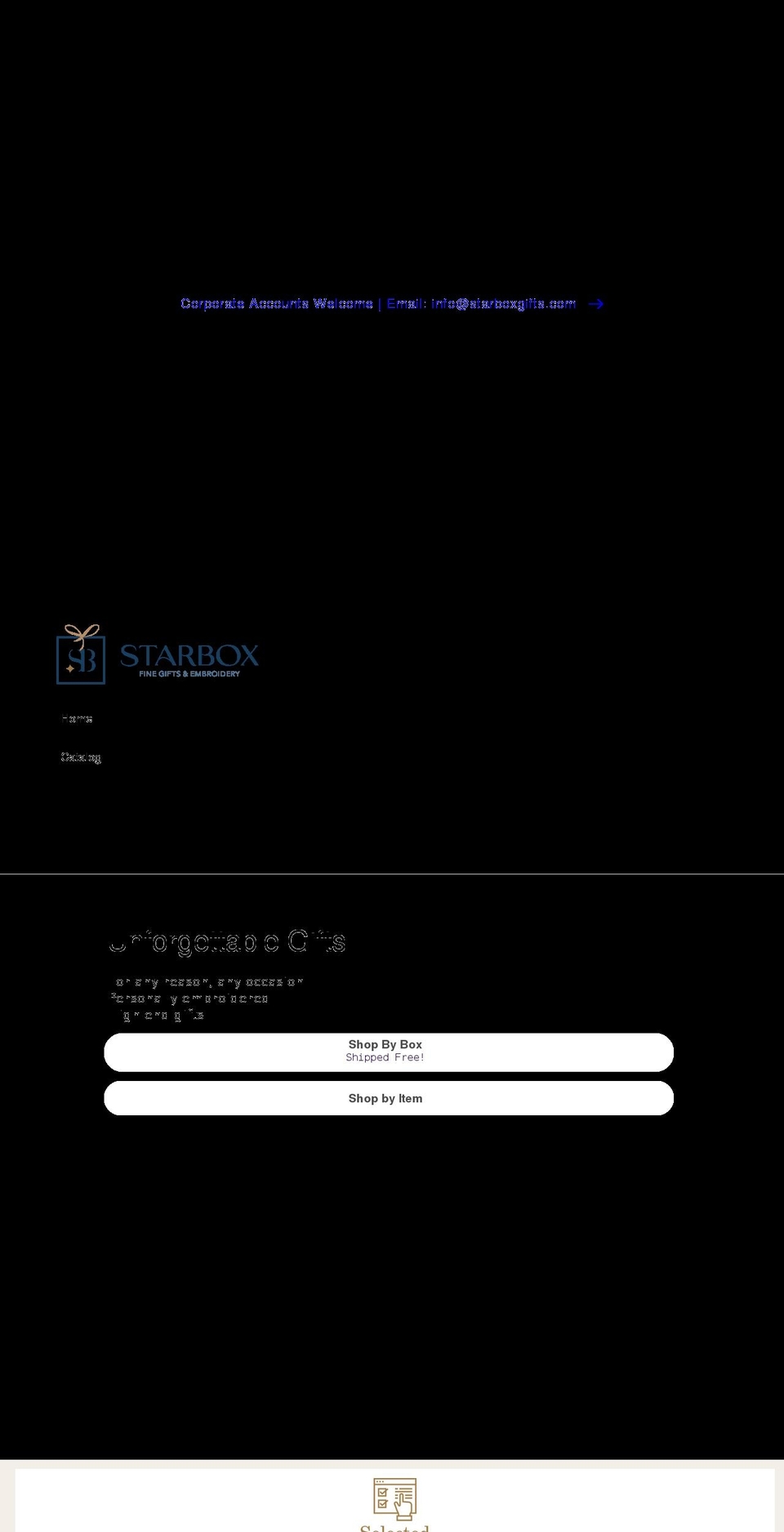 starboxgifts.com shopify website screenshot