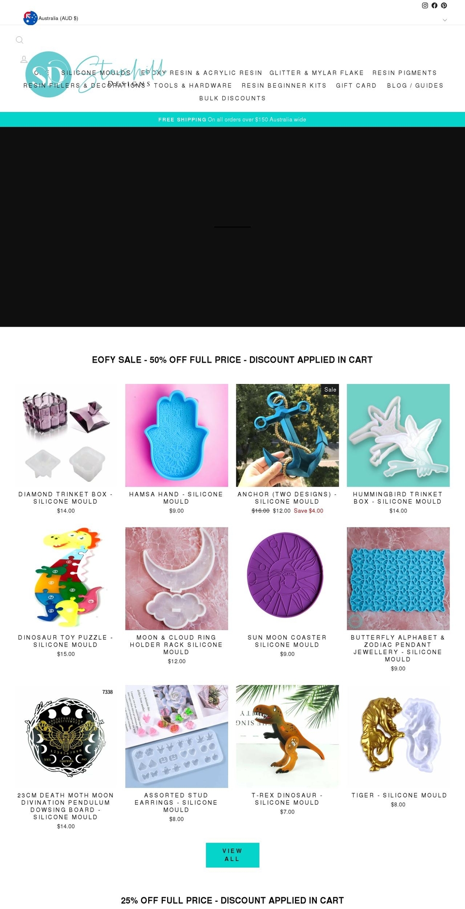 starchild-designs.com shopify website screenshot