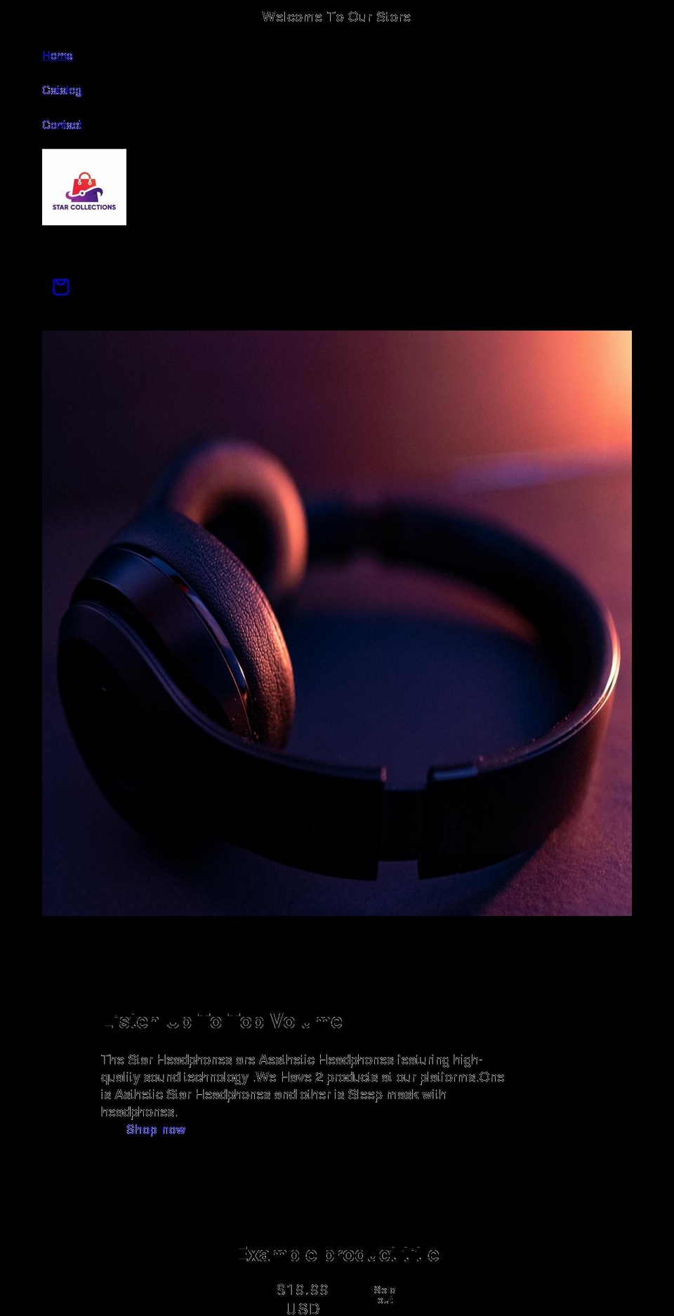 starcollections.net shopify website screenshot
