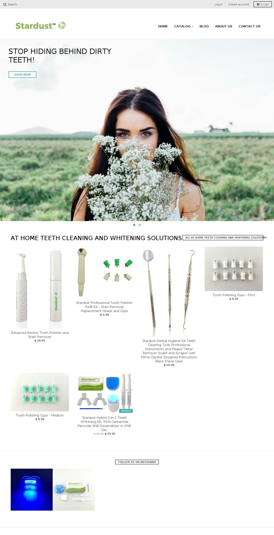 stardustdental.com shopify website screenshot