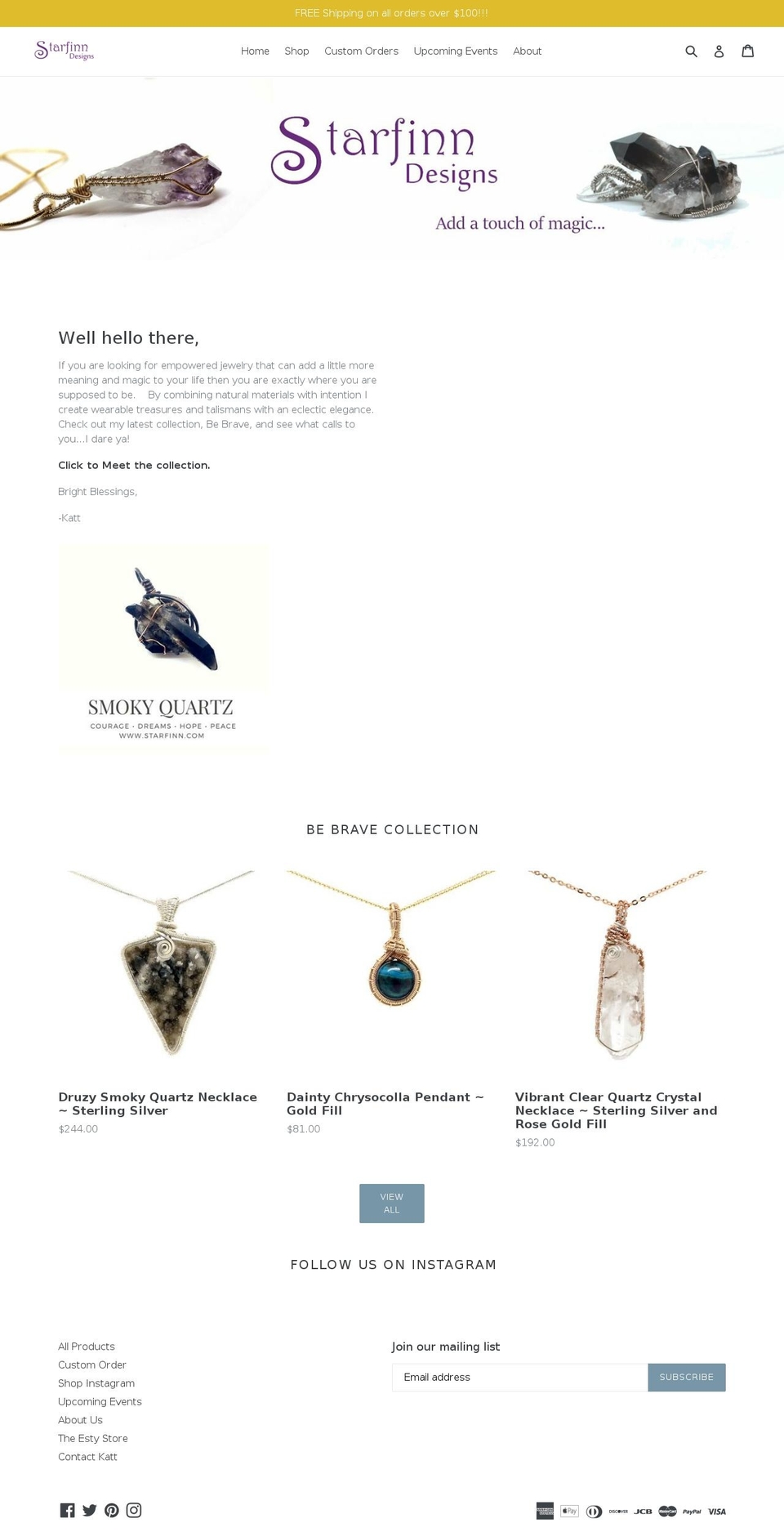 starfinn.com — Shopify storefront screenshot