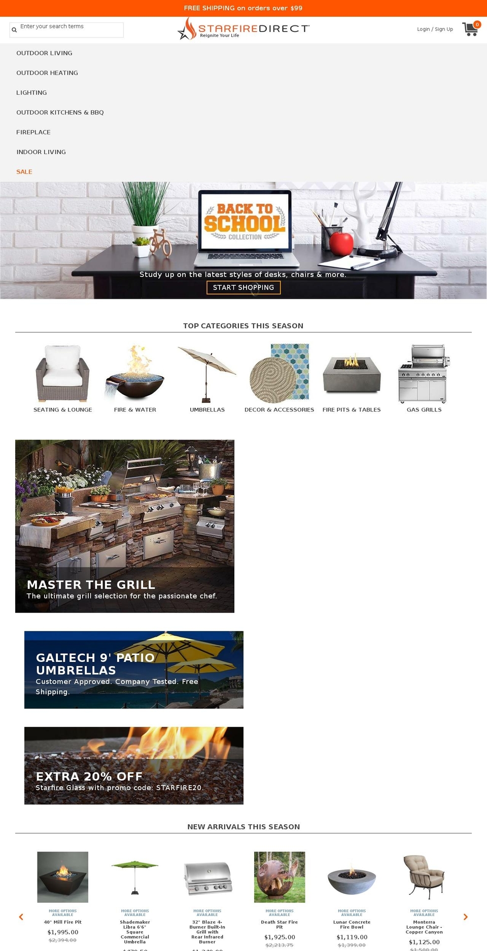 Starfire (LIVE) Shopify theme site example starfiredirect.com