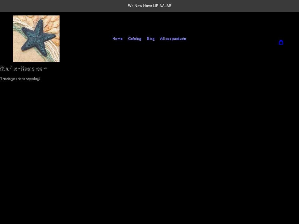 starfishsoap.com shopify website screenshot