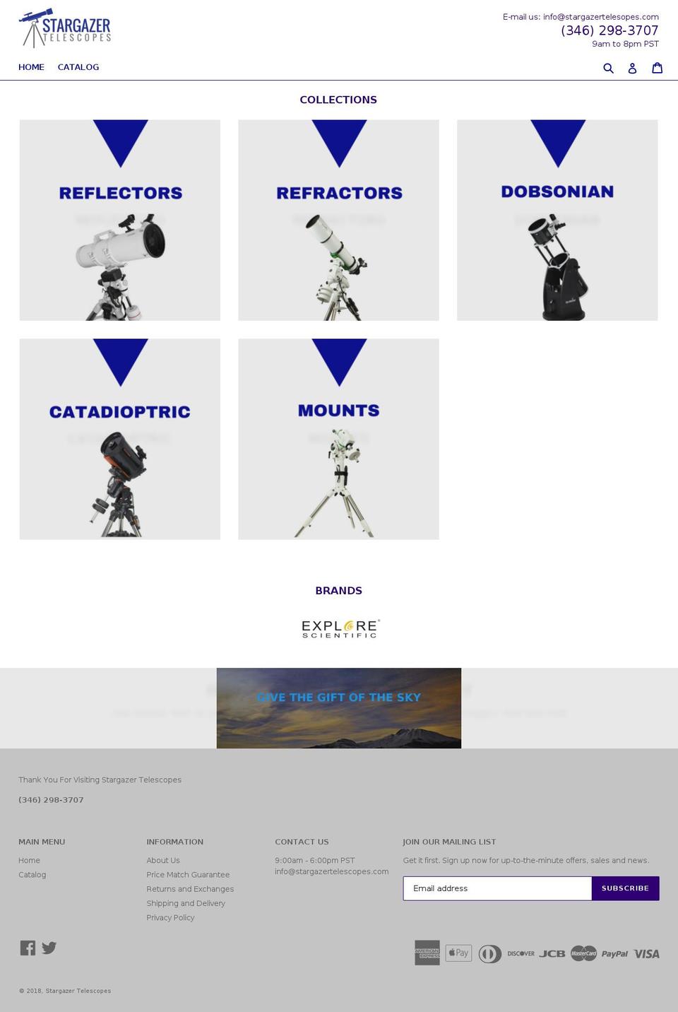 dsl-theme-6-1 Shopify theme site example stargazertelescopes.com