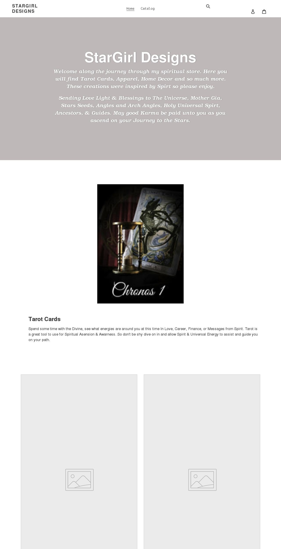 stargirldesignsllc.com shopify website screenshot