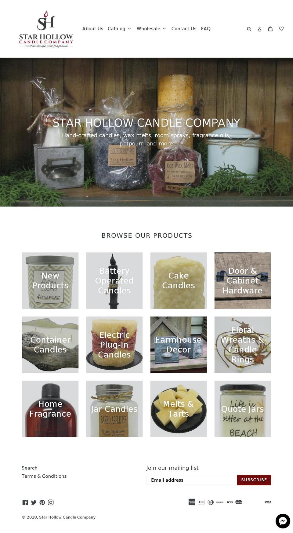 starhollow.com shopify website screenshot