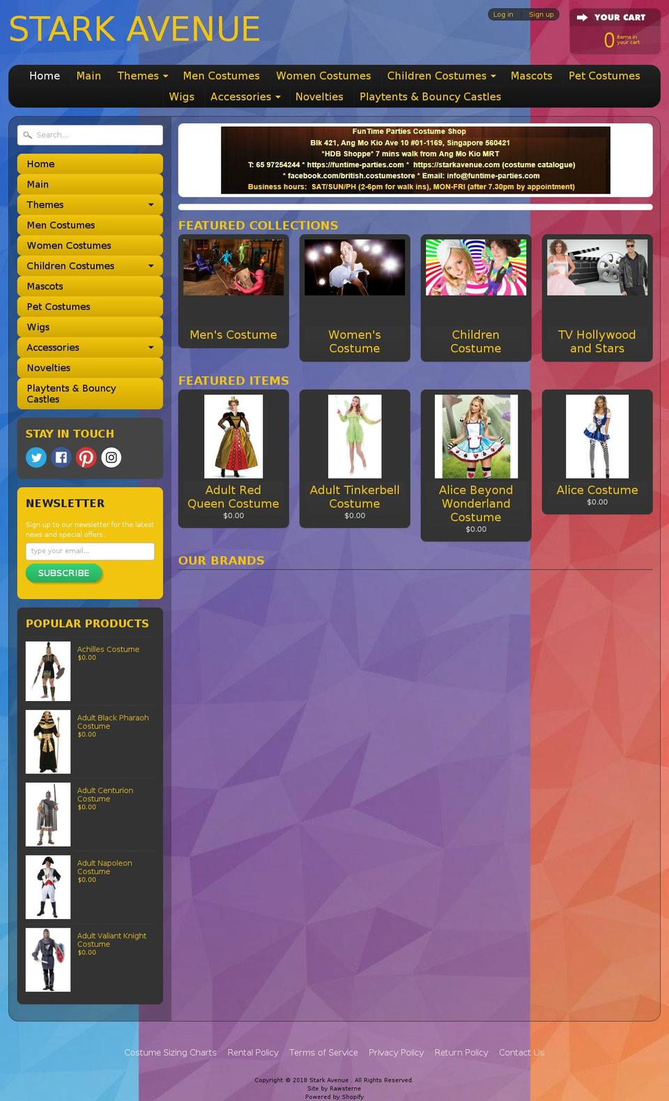 starkavenue.com — Shopify storefront screenshot