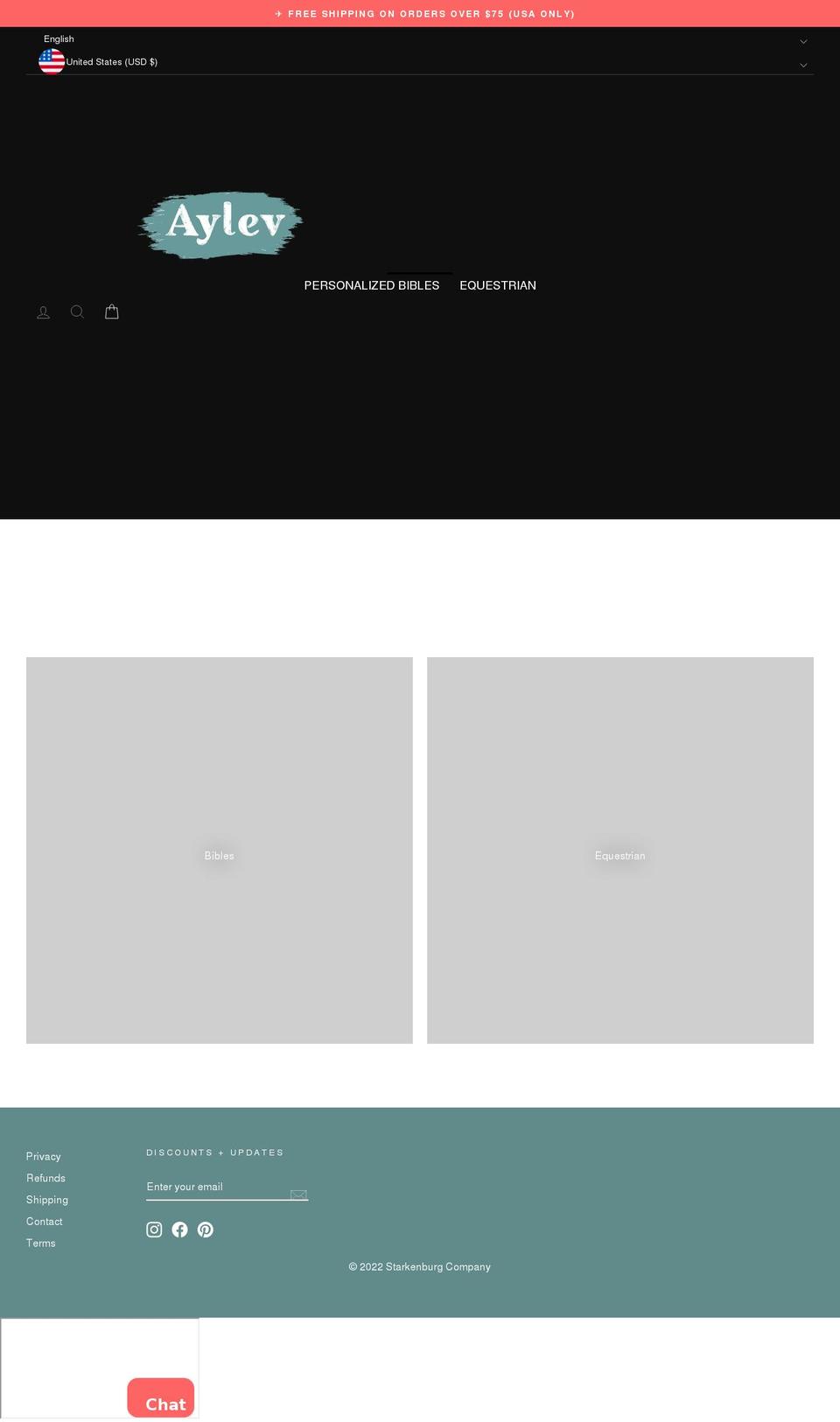 starkenburgcompany.com shopify website screenshot
