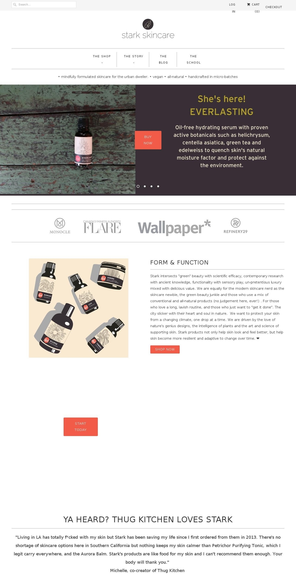starknaturalskincare.com — Shopify storefront screenshot