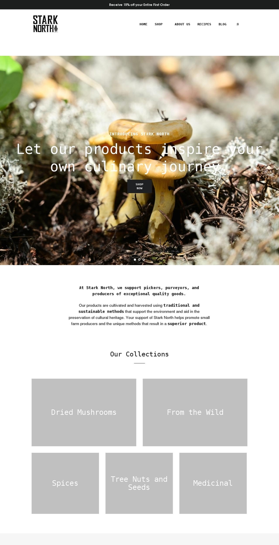 starknorth.com shopify website screenshot