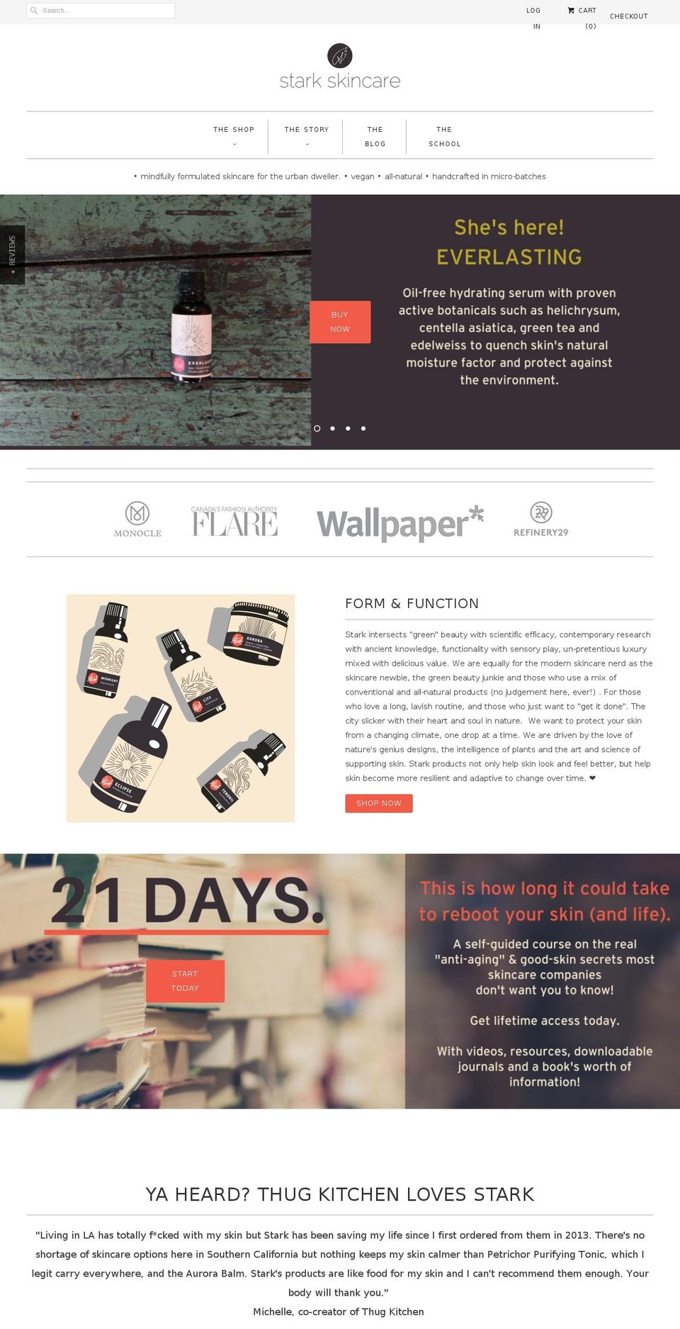 starksimpleskincare.com — Shopify storefront screenshot