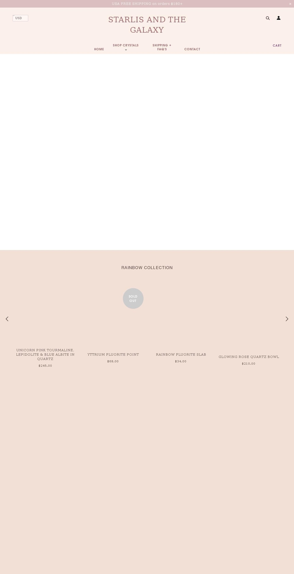 starlisandthegalaxy.com shopify website screenshot