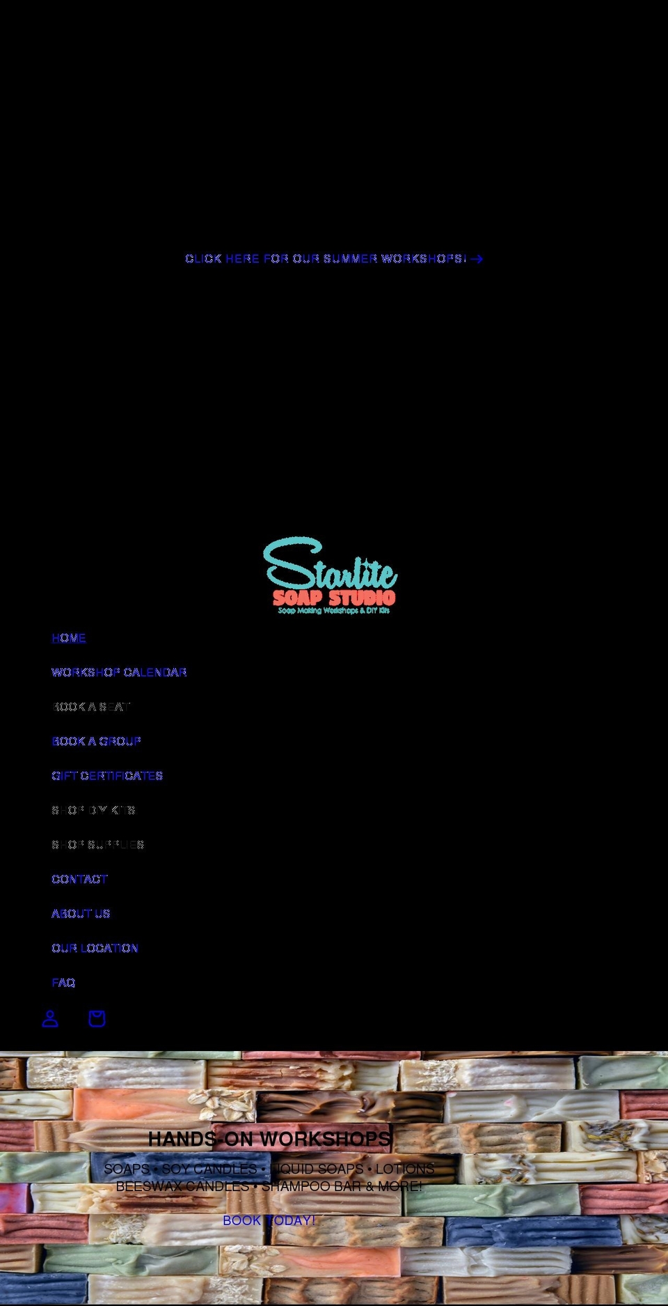 starlitesoapstudio.com shopify website screenshot
