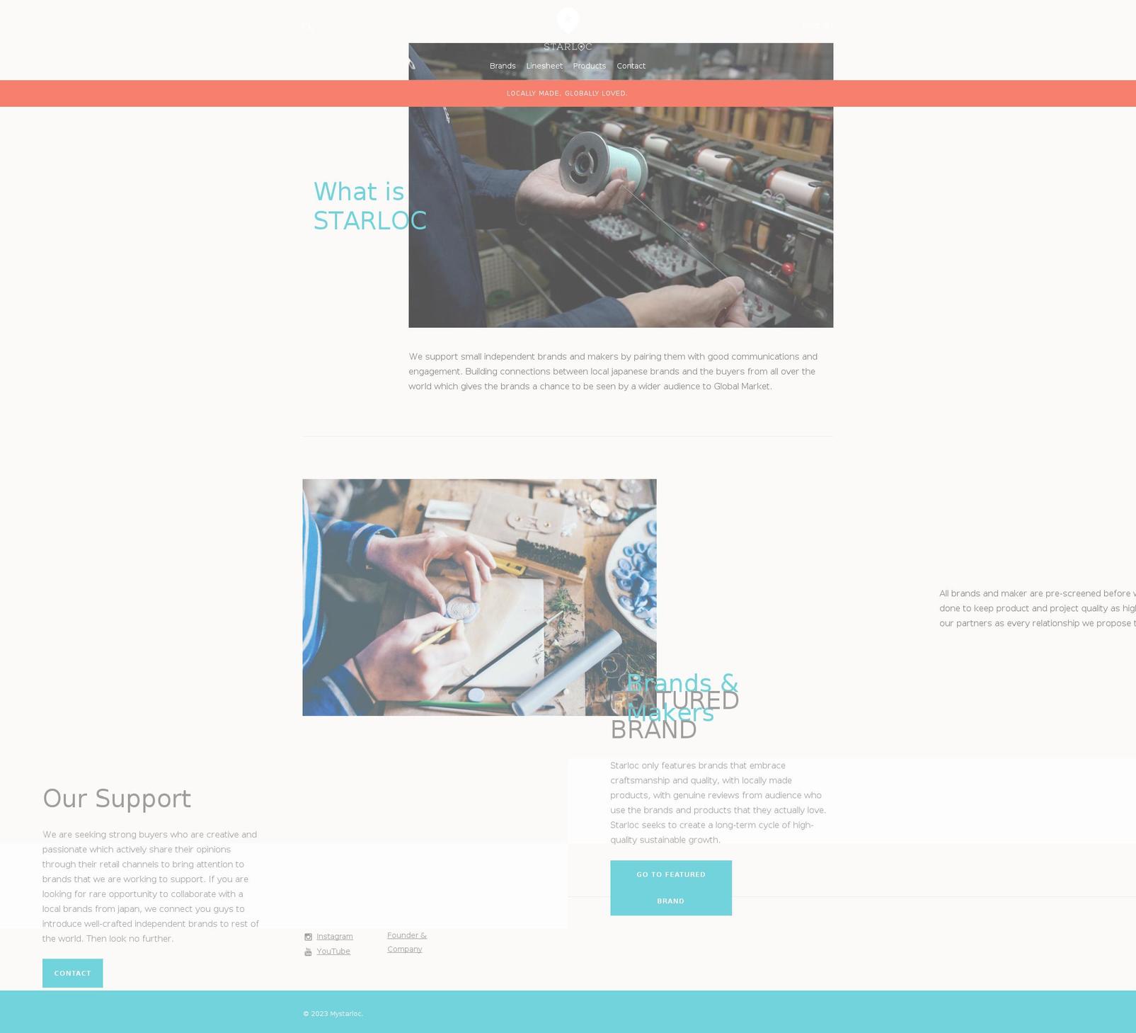 starloc.com shopify website screenshot