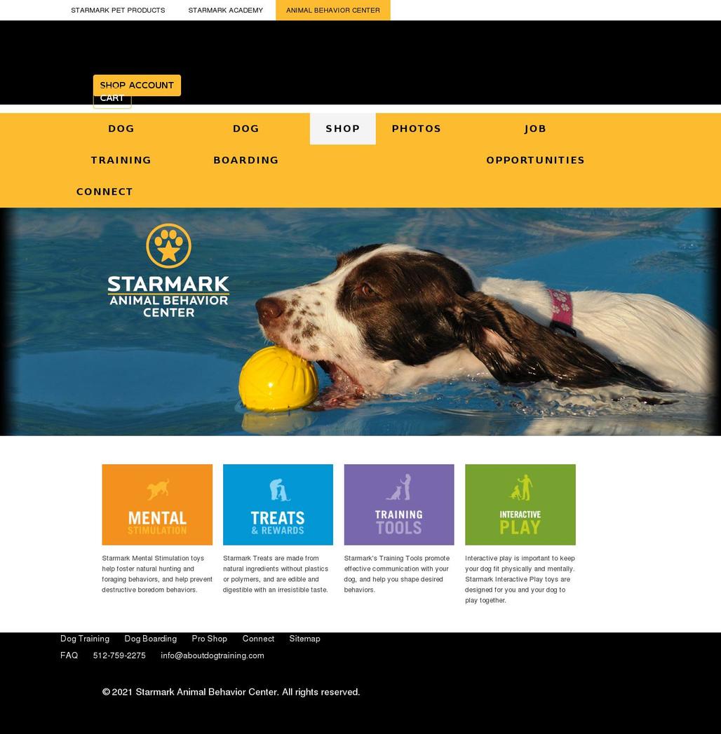 starmarkbehavior.myshopify.com shopify website screenshot