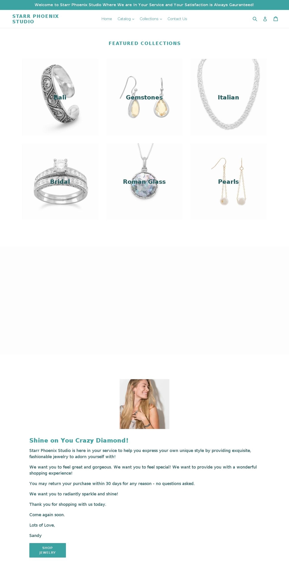 starphoenixstudio.com — Shopify storefront screenshot