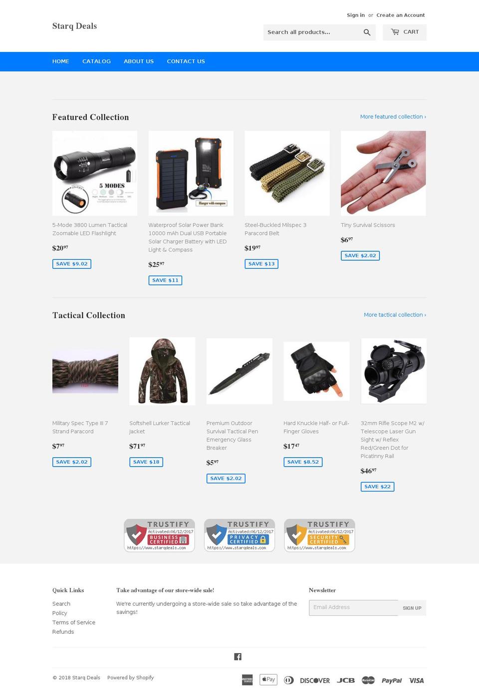 starqdeals.com — Shopify storefront screenshot
