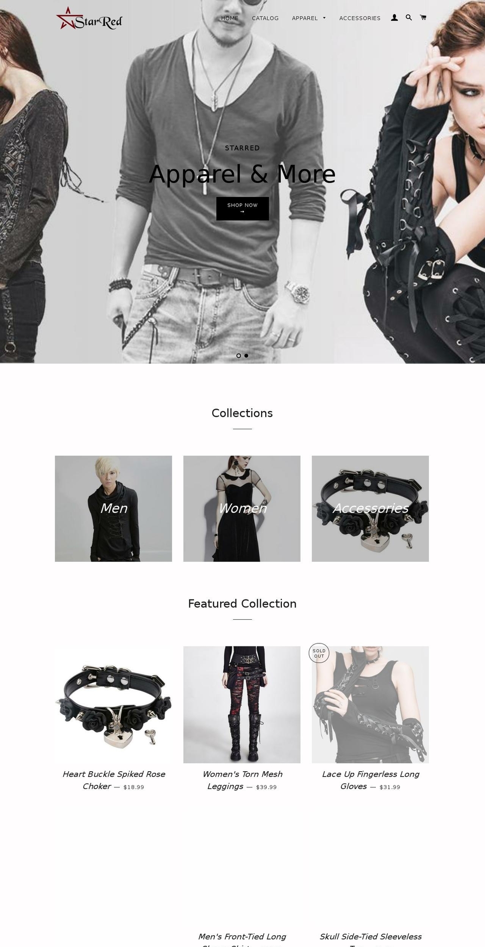 starreddreams.com — Shopify storefront screenshot