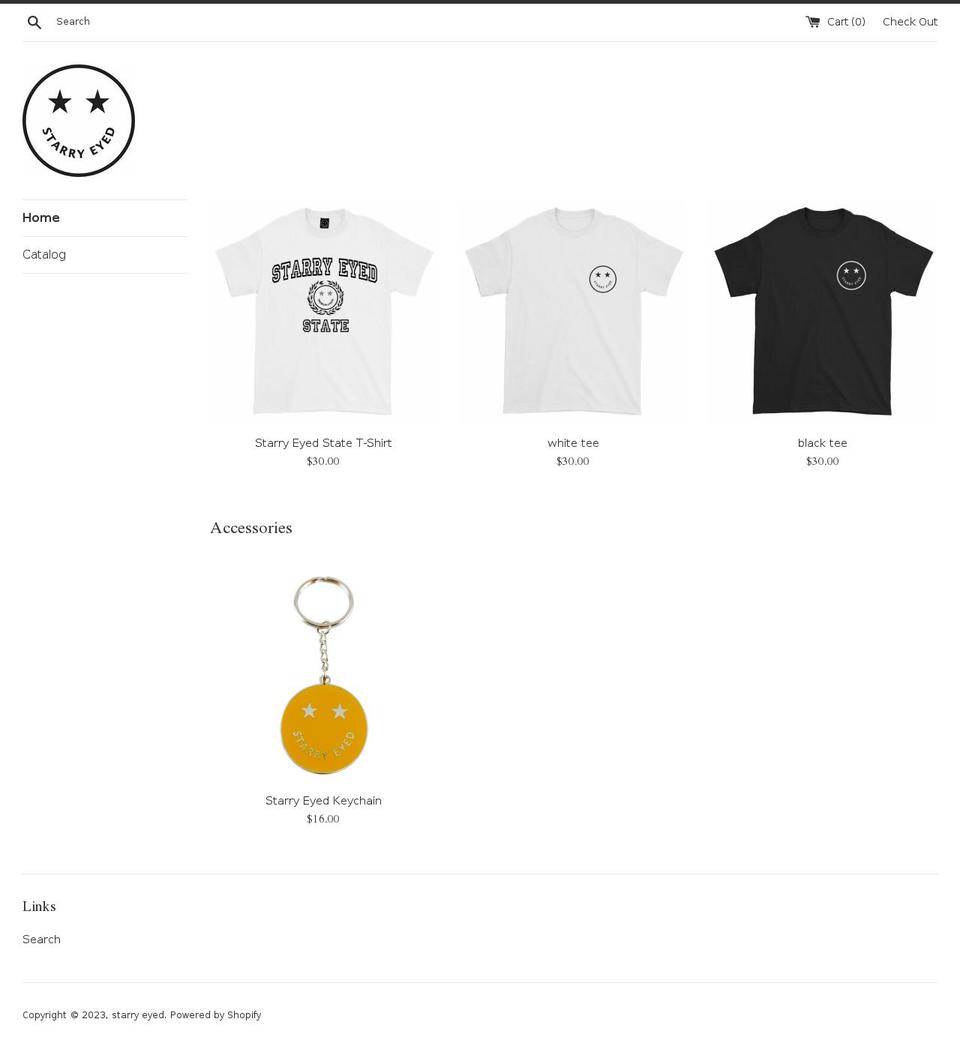 starryeyedla.com — Shopify storefront screenshot