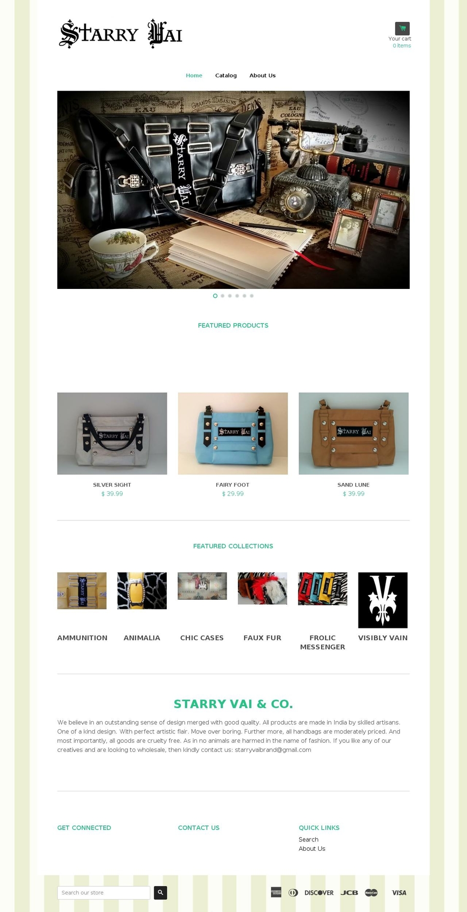 starryvaistore.com — Shopify storefront screenshot