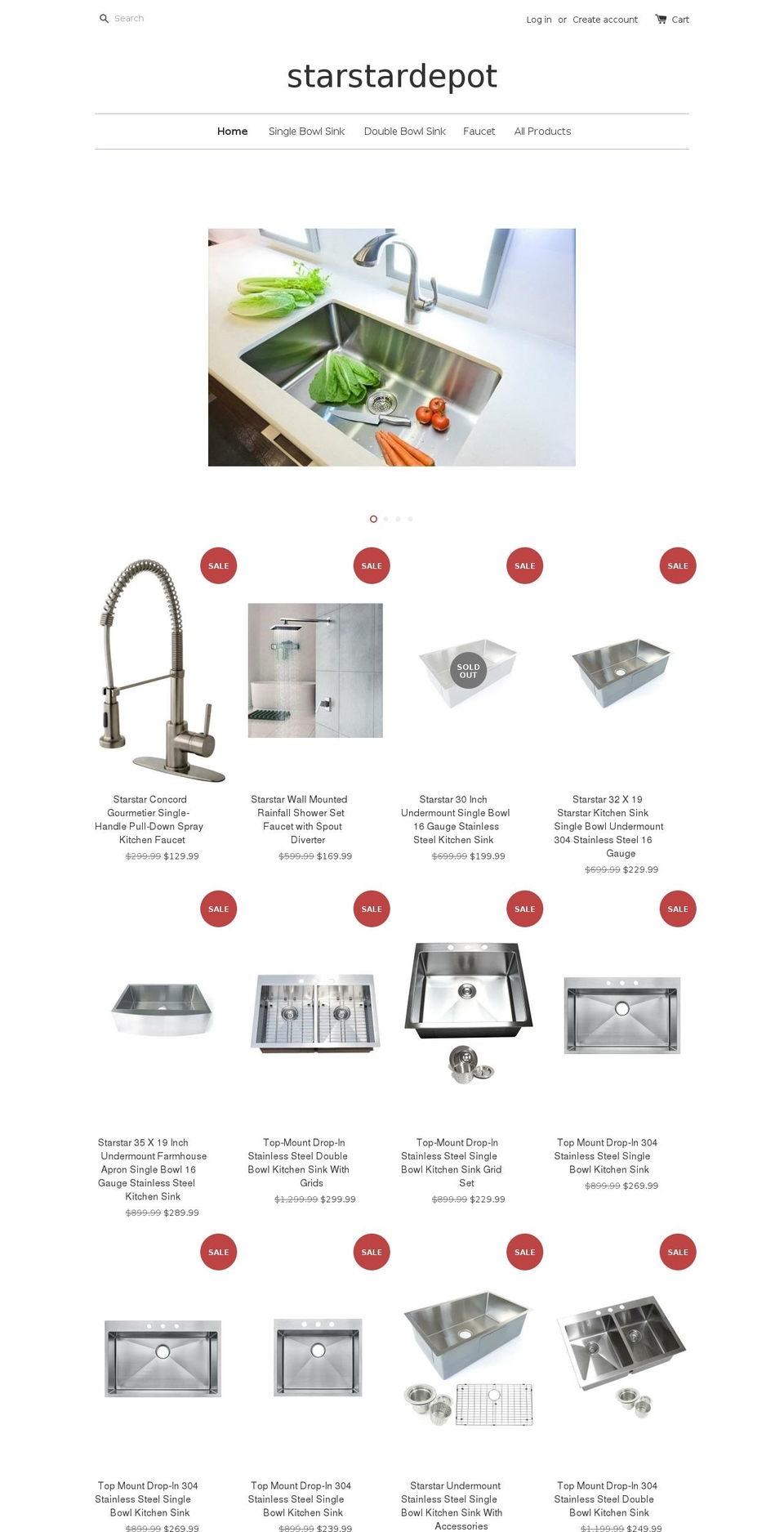starstardepot.com shopify website screenshot